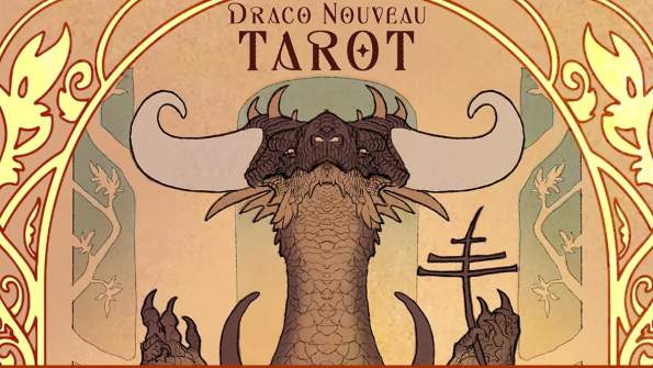 Draco Nouveau Tarot - Art Exhibit by Kaitlund Zupanic