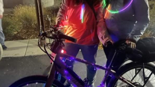 Moonlight on the Murdock Bike Ride