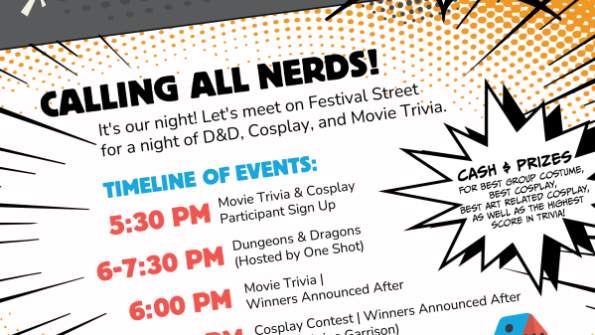 Art City Sidewalk Sessions: Nerd Night
