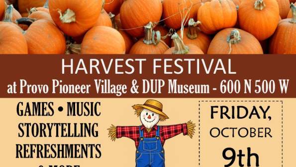Provo Pioneer Village Harvest Festival 2026