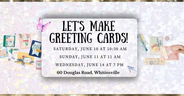 June Card Making Class