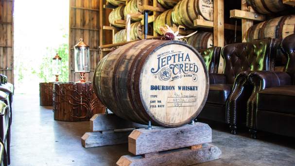 Barrel Tasting Experience at Jeptha Creed Distillery