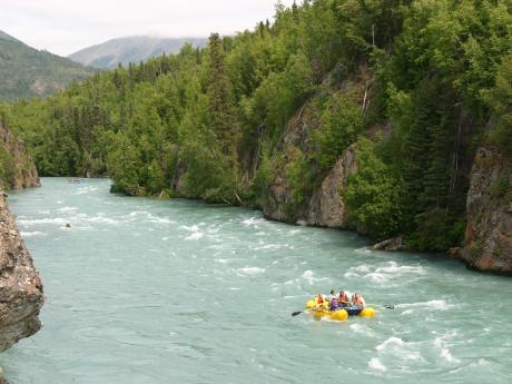 Rafting on the Kenai River
