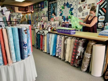 Quilt Shop front counter