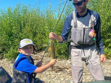It's always a good day when kids come to fish