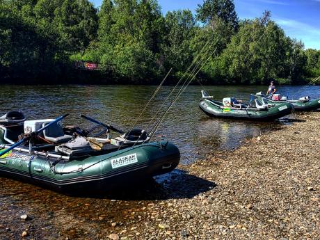 We do trips for rainbow, grayling and 4 species of salmon