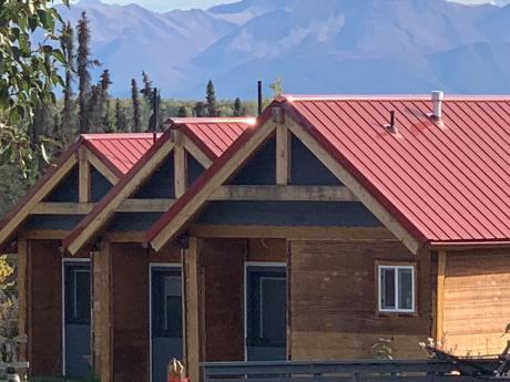 Aurora Lights Cabins in summer