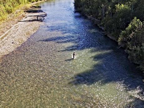 Remote River fishing