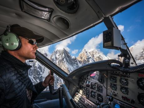 Expert pilot in flight!