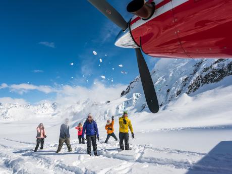 Family Fun on the Ruth Glacier