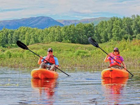Wilderness Cabin Kayaking
