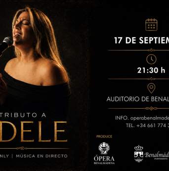 Tributo a Adele. La magia de Adele con música en directo