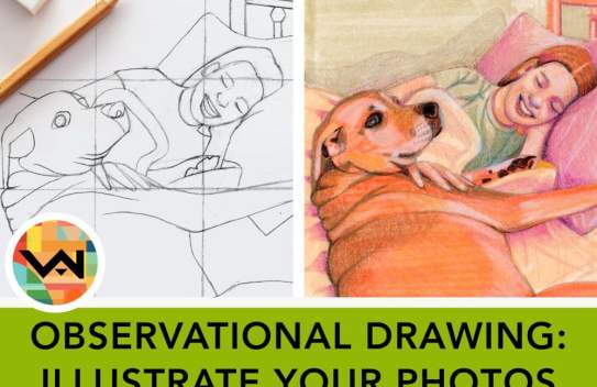 Observational Drawing: Illustrate Your Photos (Ages 12+)