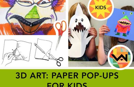 3D Art: Paper Pop-Ups for Kids (Ages 6-10)