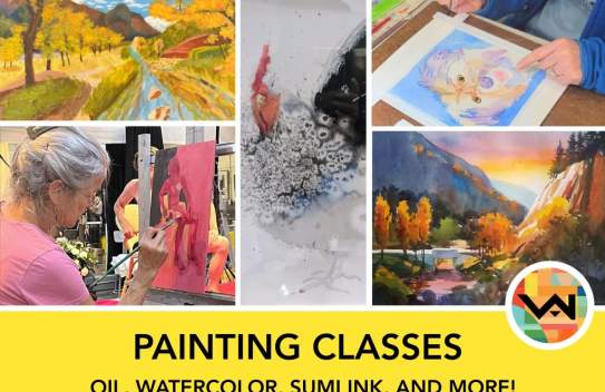 Painting Classes at the Visual Art Institute’s Utah County Location