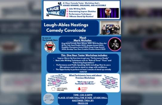 Laugh-Able Comedy Cavalcade: Hastings Edition!