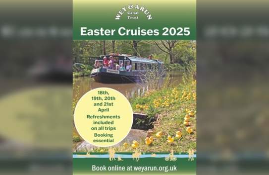 Easter Trips on the Wey & Arun Canal