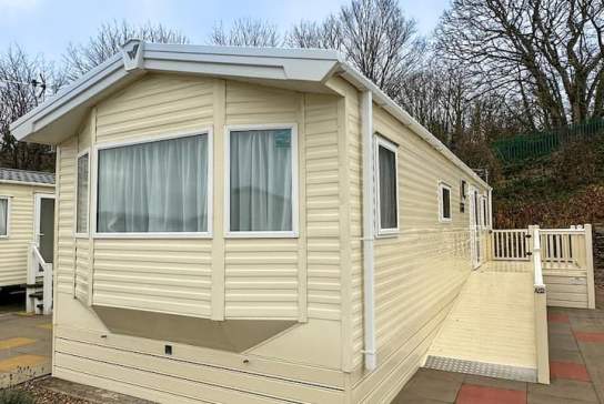 The Beach Caravan park - wheelchair accessible van with adapted bathroom
