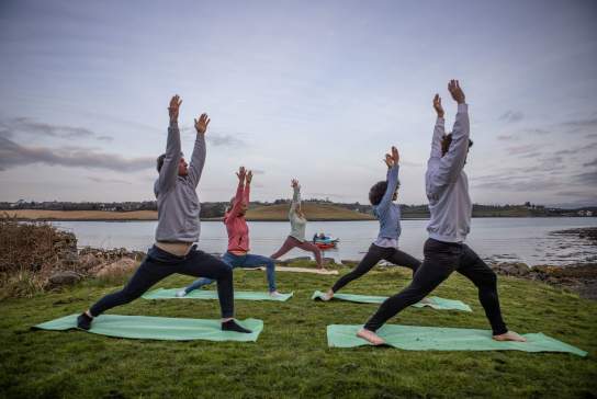 Sunrise SUP & Island Yoga Experience