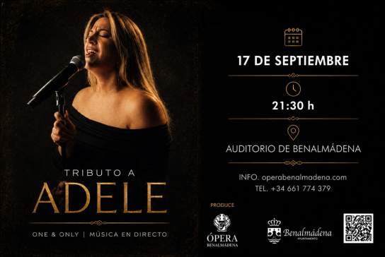 Tributo a Adele. La magia de Adele con música en directo