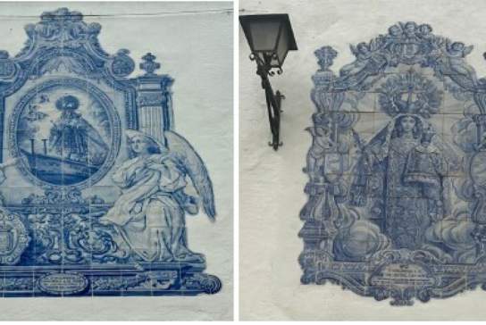 Mural Cerámico La Virgen del Carmen y su pueblo (Jesús Alcarazo Velasco)