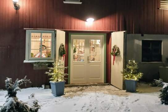 Julebord i grenseland på Lilleheier Gård