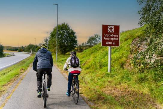 Sykkeltur: Spydeberg prestegård - turområde Busterud