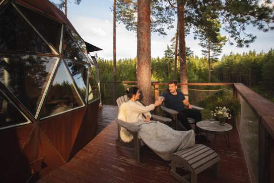 Tretoppdome - En unik tretopphytte