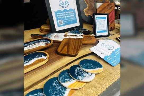 Beginner Epoxy Resin Class: Create Your Own Seascape Coasters