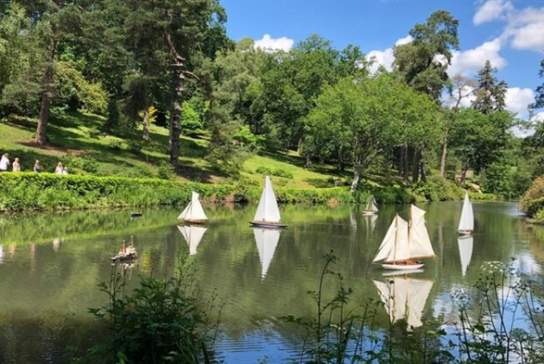 Model Boats on the Lake