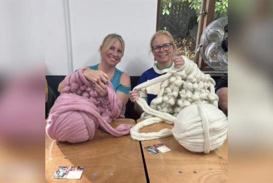 Arm Knitting Blanket Workshops