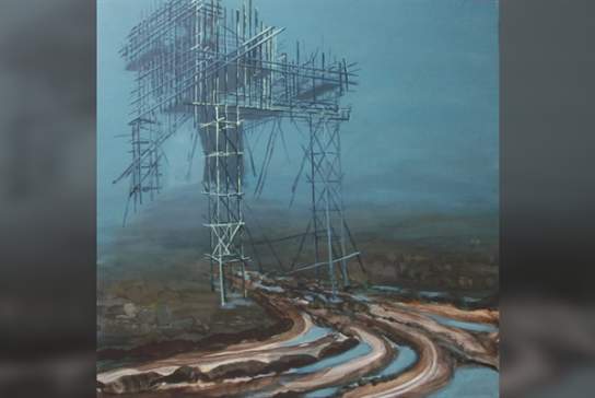 Industrial Landscape Painting