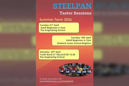 Sussex Steel youth steelpan taster session