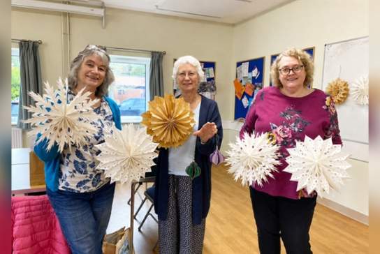 Festive Paper Decorations Workshop