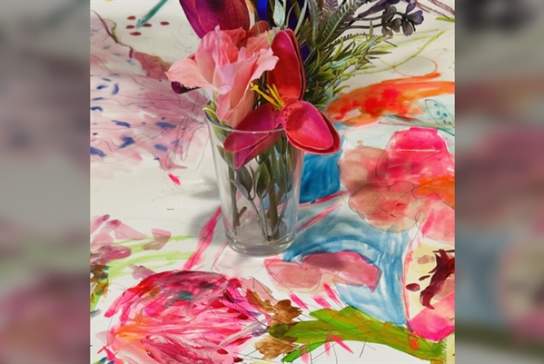 Pause & Bloom: A Relaxed Floral Painting Workshop