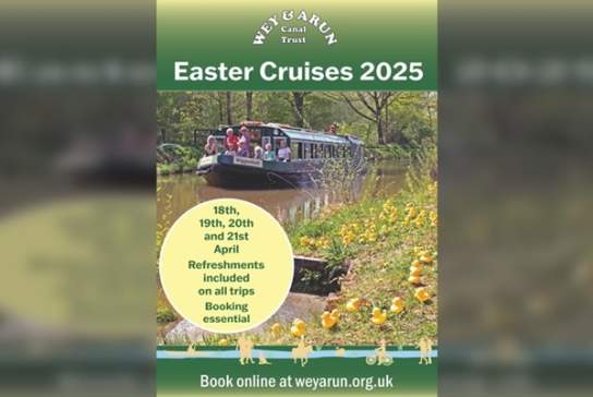 Easter Trips on the Wey & Arun Canal