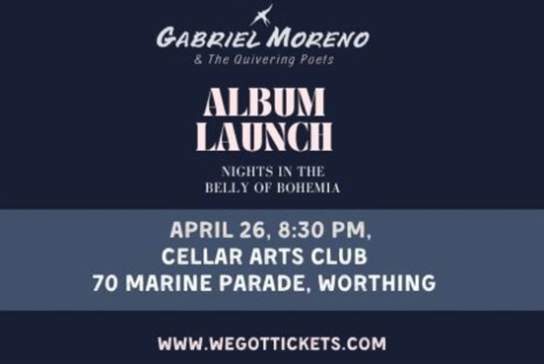Nights In The Belly Of Bohemia -Album Launch Worthing-
