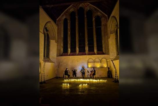 Yoga by Candlelit with string quartet
