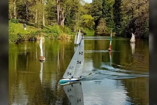 Model Boats on the Lake