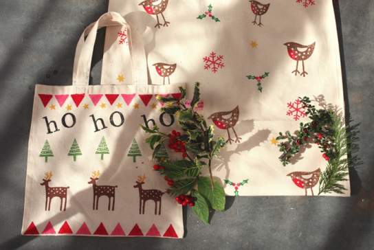 Block Printing Workshop: Festive Gift Sack