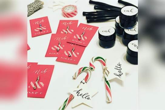 Christmas Modern Calligraphy