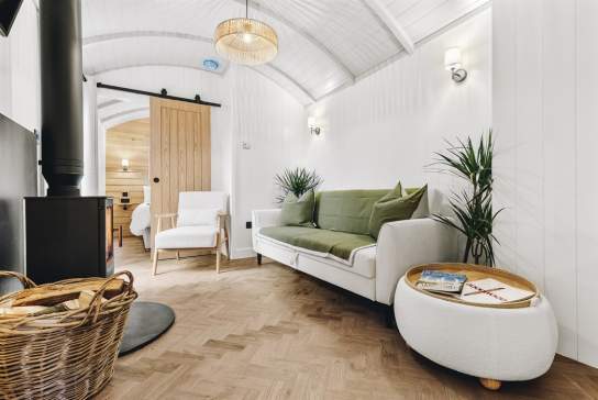 Nestled by the green