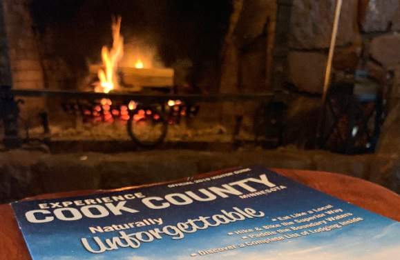 Winter Fireplace Tour of Cook County, Minnesota