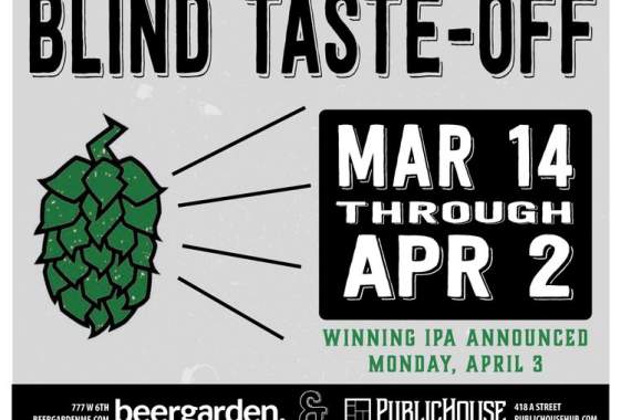 March Madness IPA Blind Taste-Off Challenge at beergarden. & PublicHouse