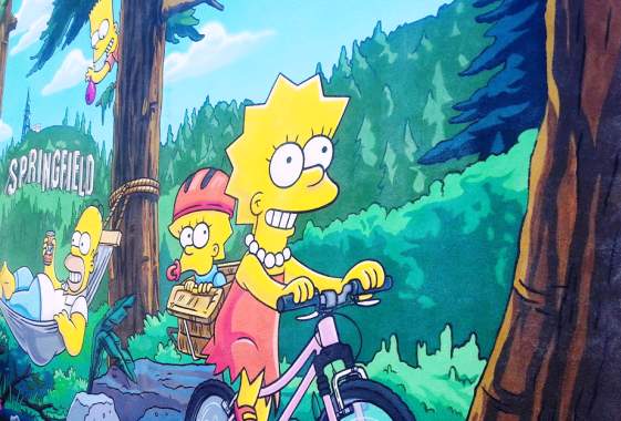 "Official Simpsons Mural" by Matt Groening