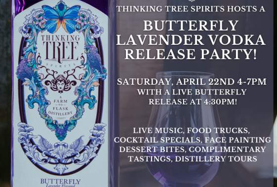 Thinking Tree's Butterfly Lavender Vodka Release Party