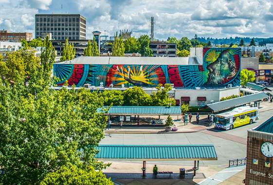 Getting Around Downtown Eugene Car-Free