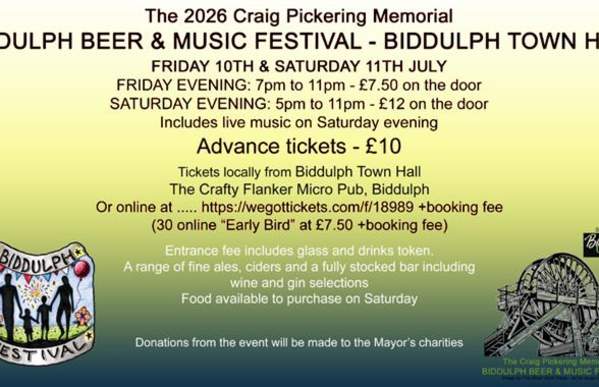 Biddulph Beer & Music Festival
