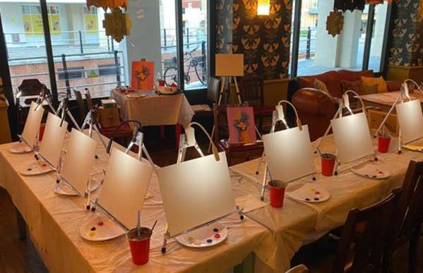 Painting party at Tamworth Brewery