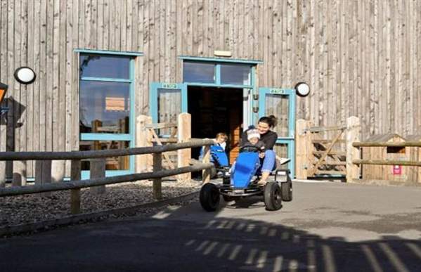 Chase from Paw Patrol and Princess Elsa visit Hockerhill Adventure Playbarn